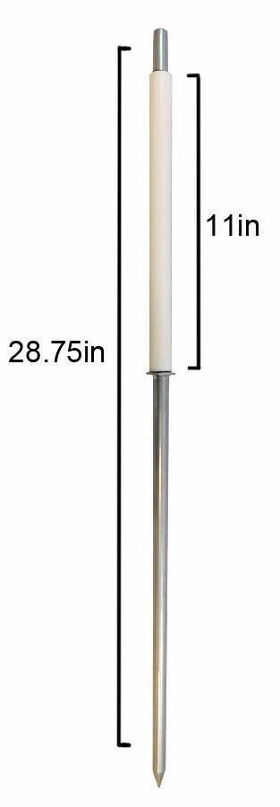 16FT ADVERTISING SUPER FLAG POLE & ECONOMY GROUND SPIKE BASE (flag not included)