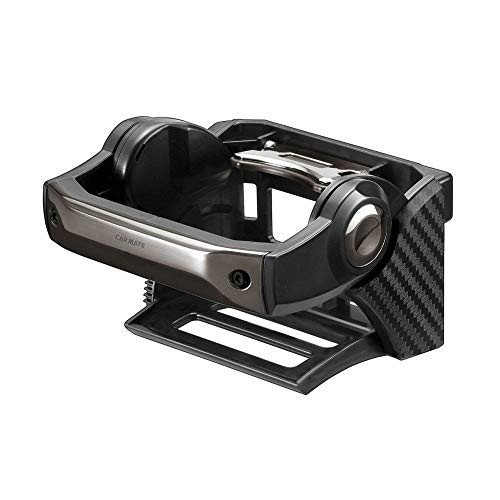 Carmate Car Drink Holder with Built-in Damper Air Conditioner Mount Carbon Fiber