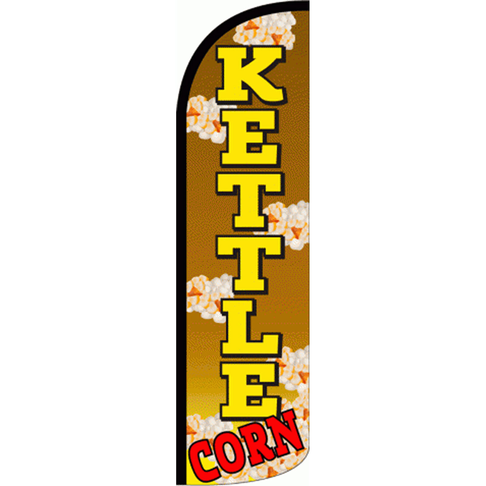 Kettle Corn 3 ft X 11 1/2 ft Windless Swooper Flag