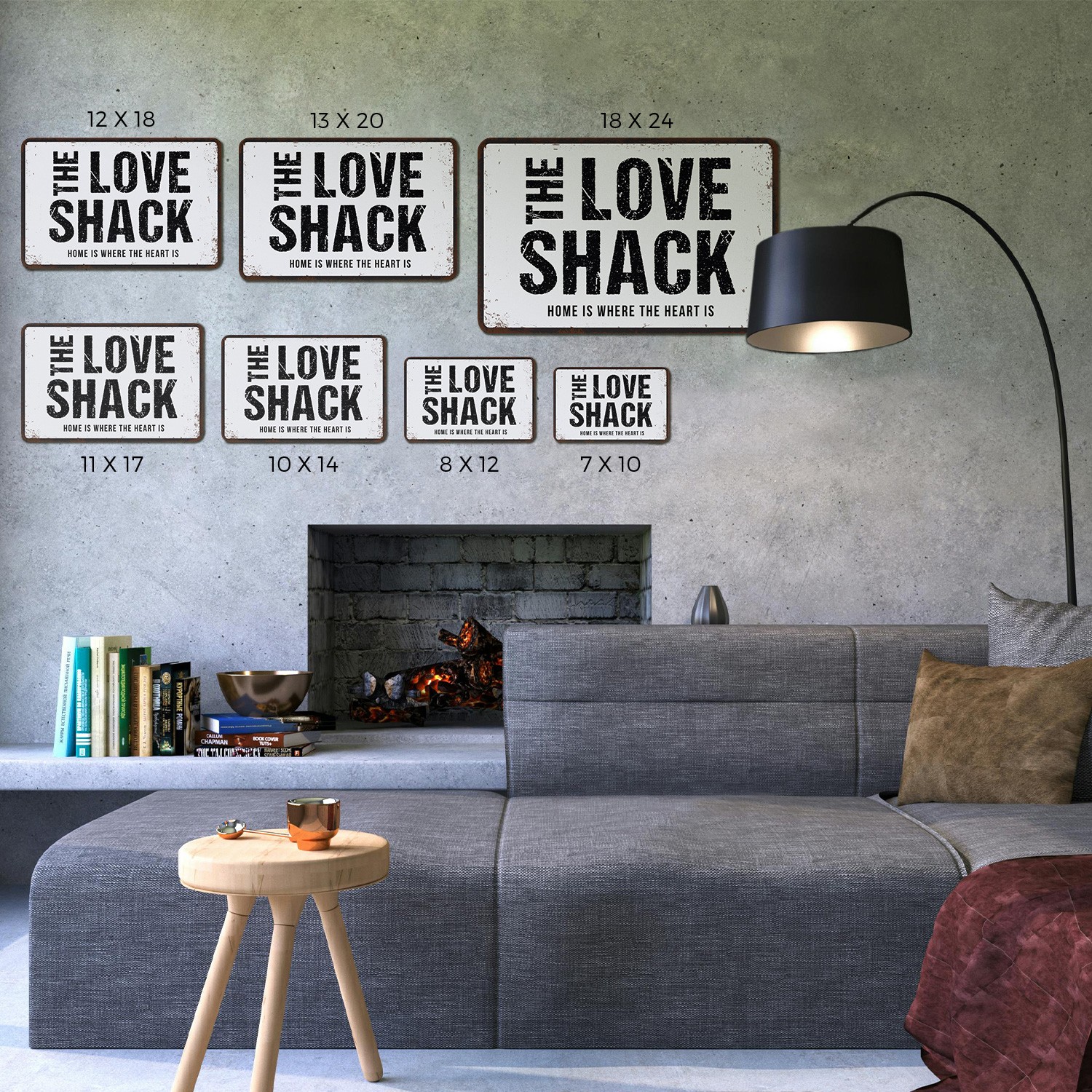 Love Shack Sign Good Vibes Only Durable Perfect for Bedrooms Cabins Game Rooms