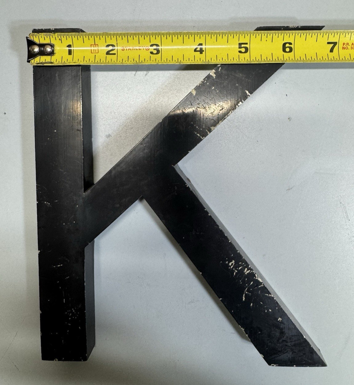 Gemini Inc 8” Cast Aluminum Architectural Letter Sign Black Commercial Letters