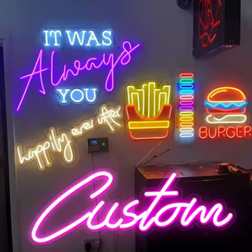 LWA Better together 32 x 12 in. neon LED sign for party decoration hanging