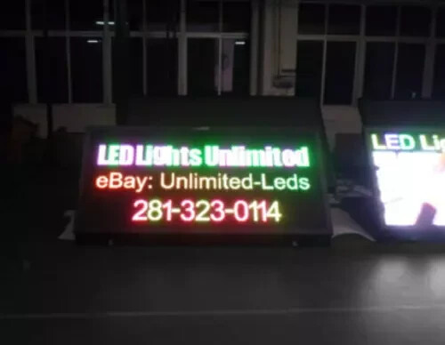 P6 5×10 FT Double-Sided LED Billboard Outdoor Full-Color Programmable Display HD