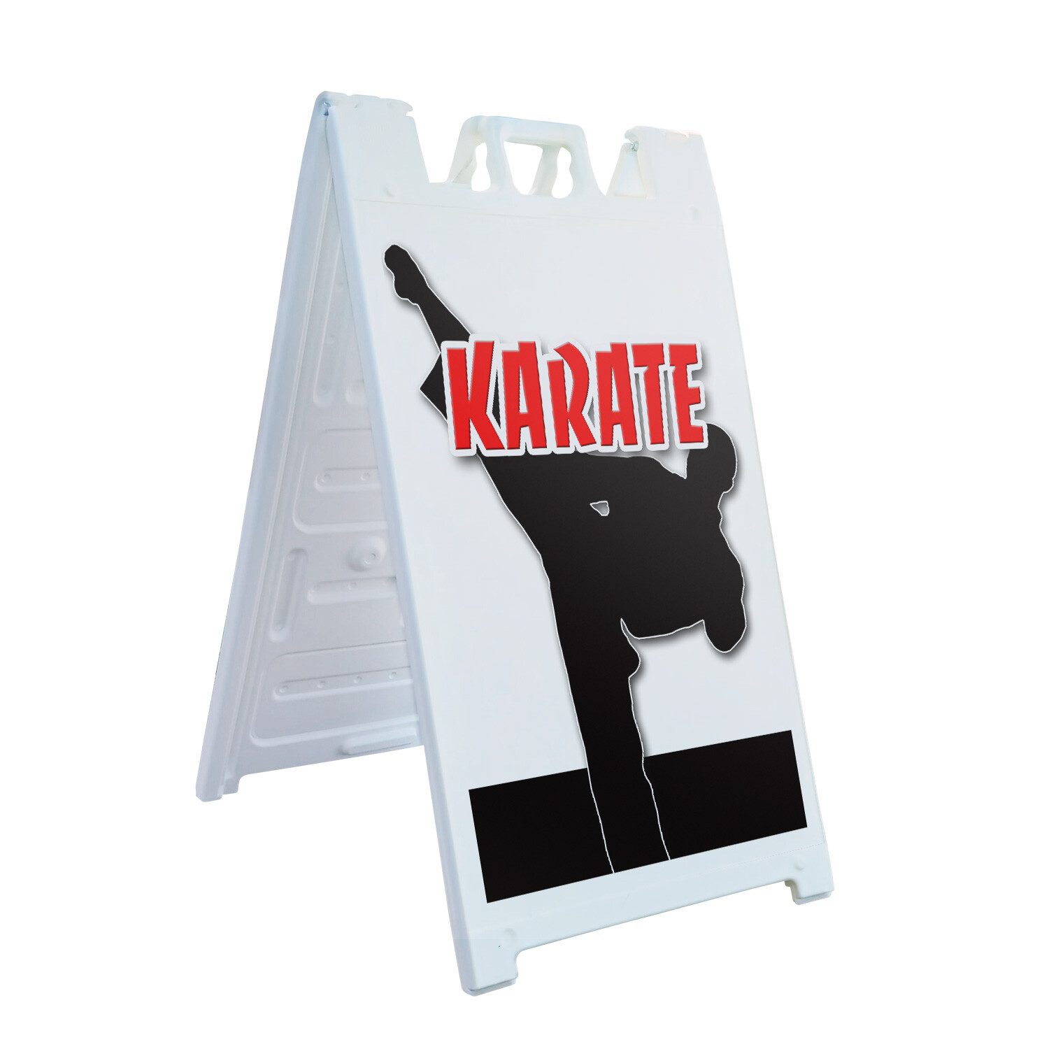 A-frame Sidewalk Karate 24&Prime; x 36&Prime; Double Sided A-Frame Sidewalk Sign