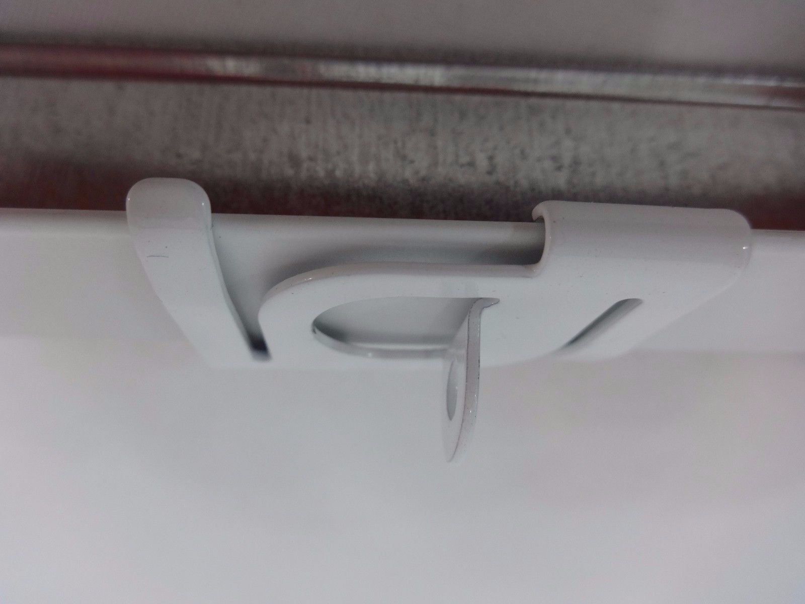 12 Qty. Metal Twist Ceiling Clip Display Hooks Tile Grid Hinged Track