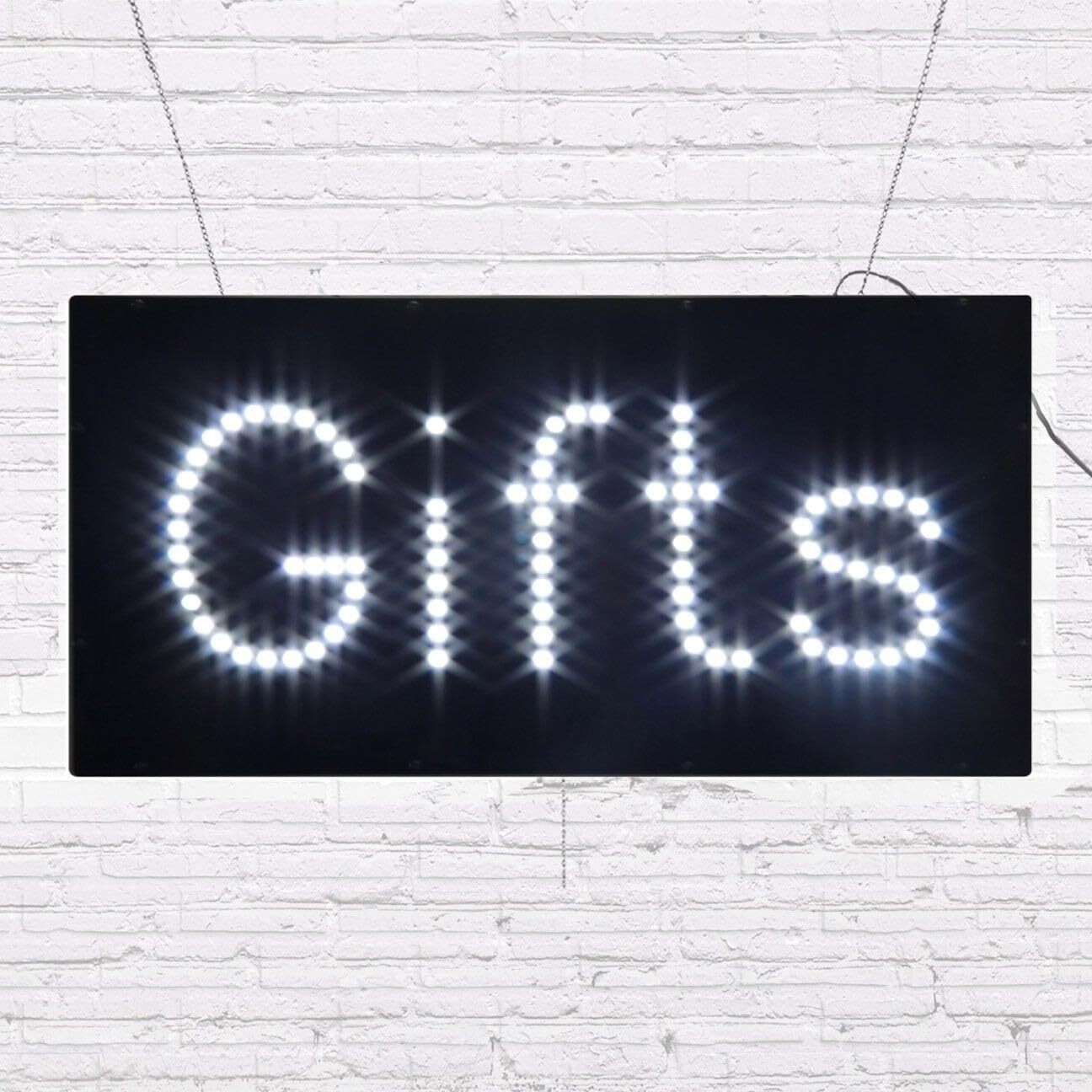 LED Gifts Sign for Retail Business Displays | Light Up Sign | 12&Prime;H x 24&Prime;W x 2&Prime;D