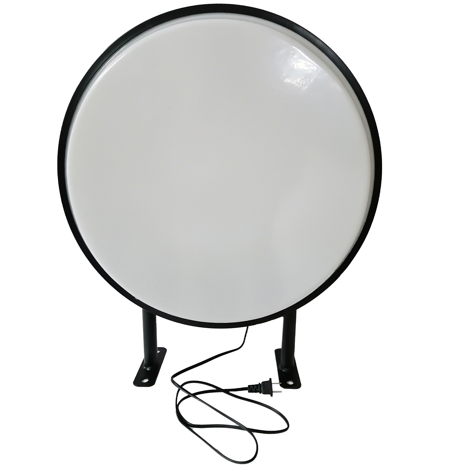 20&Prime; Round LED Light Box / Circular Projecting Lightbox / Signs Supply Blank USA