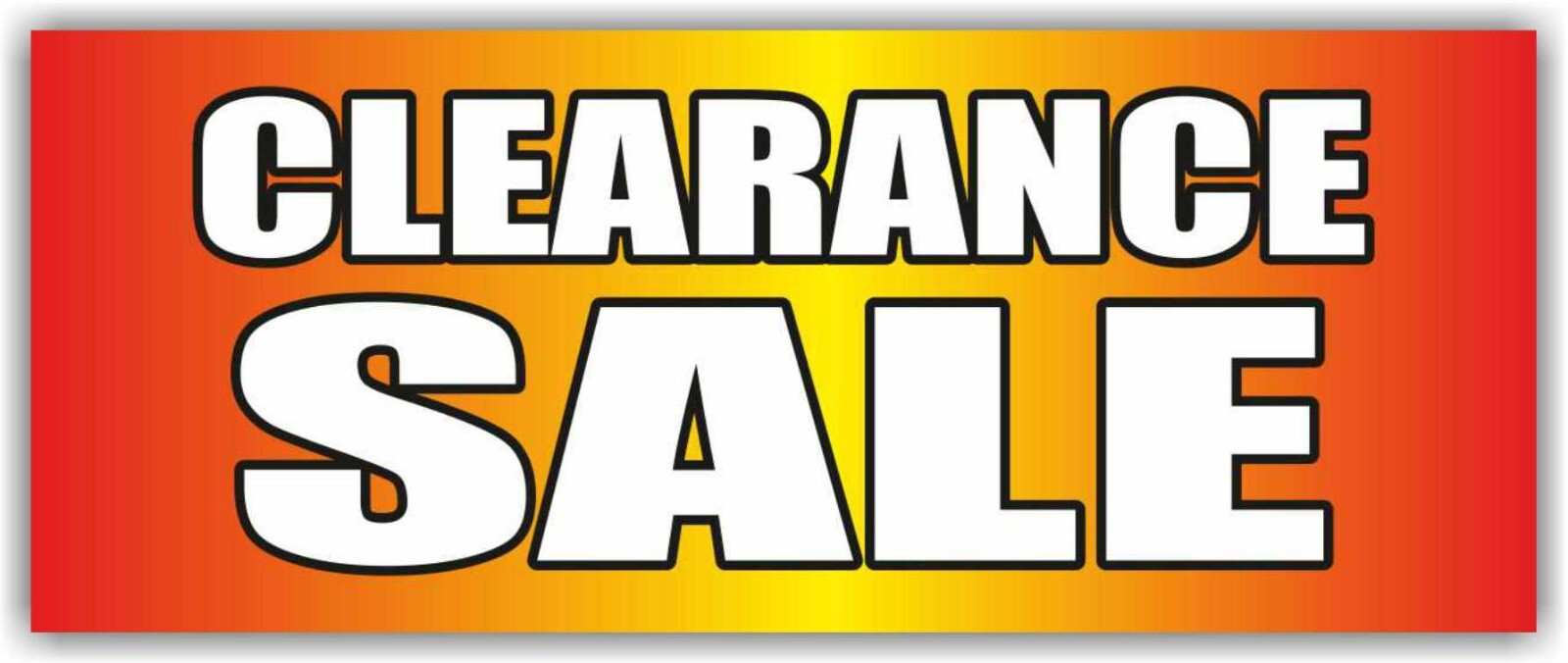 CLEARANCE SALE Advertising Banner Vinyl Mesh Sign discount retail 30 40 50 % off