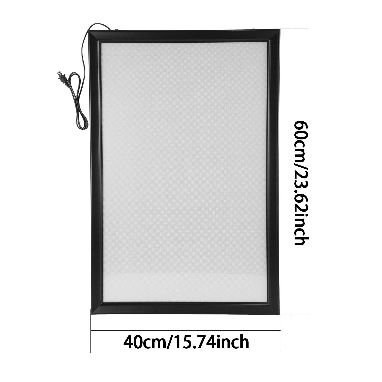 LED Wall Mount Backlit Poster Lightbox Light Up Frame with Dimmer, 16×24 Inch