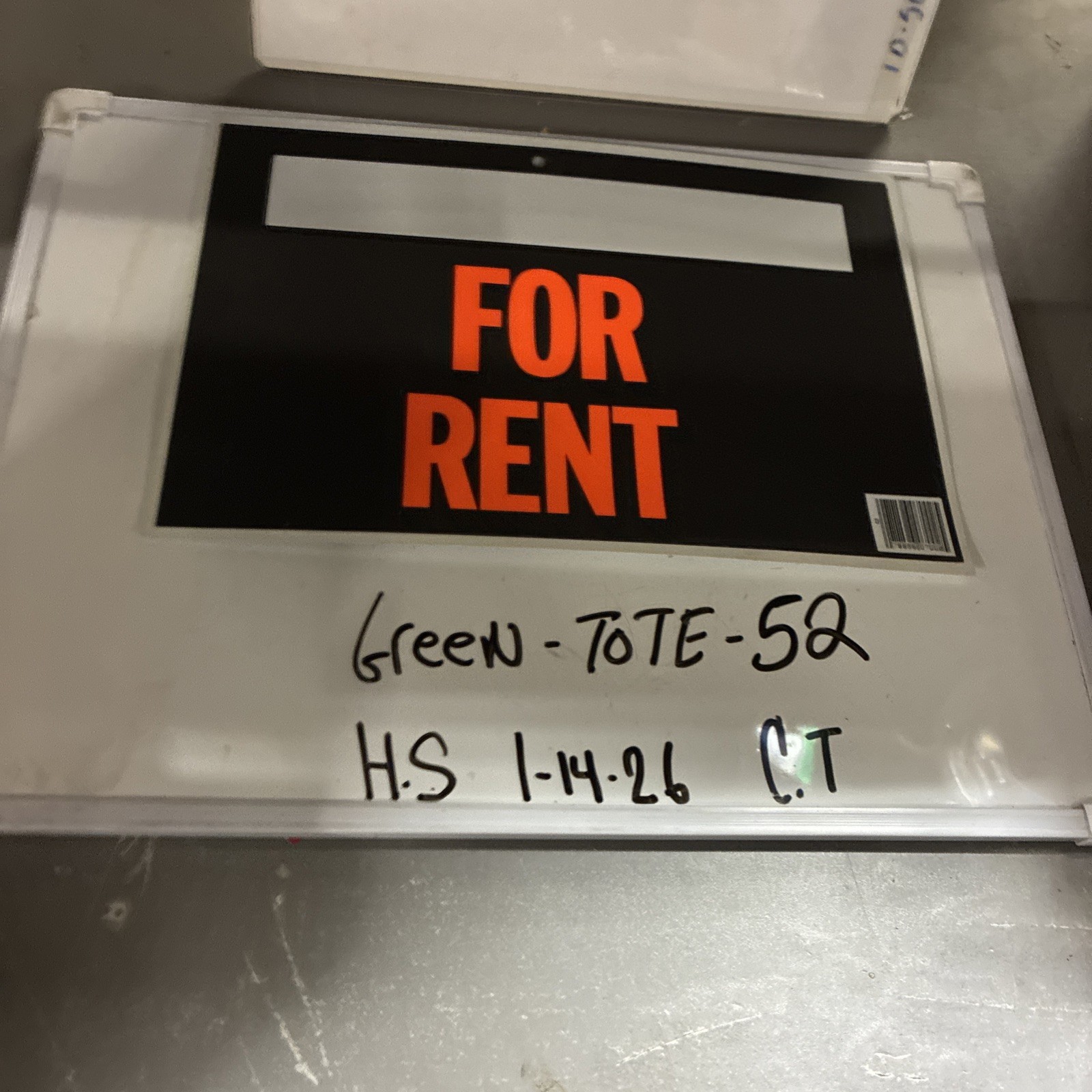 FOR RENT Sign 12&Prime; x 9&Prime; Large Window for Price/Price Store Signs Indoor Outdoor
