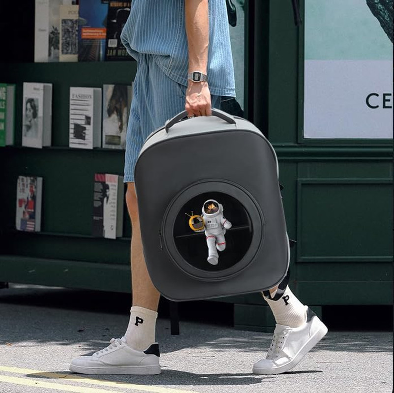 3D Hologram Fan Led Backpack,16.1&Prime; 3D Hologram Projector Advertising Commercial
