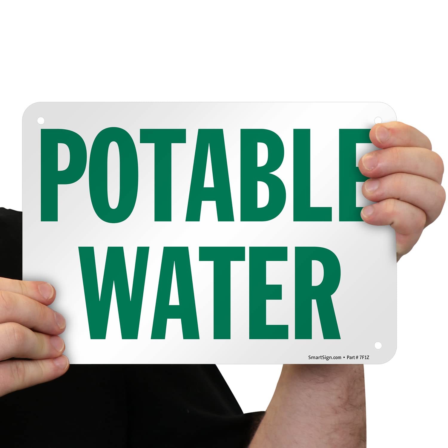 « Potable Water » Sign | 7&Prime; x 10&Prime; Aluminum