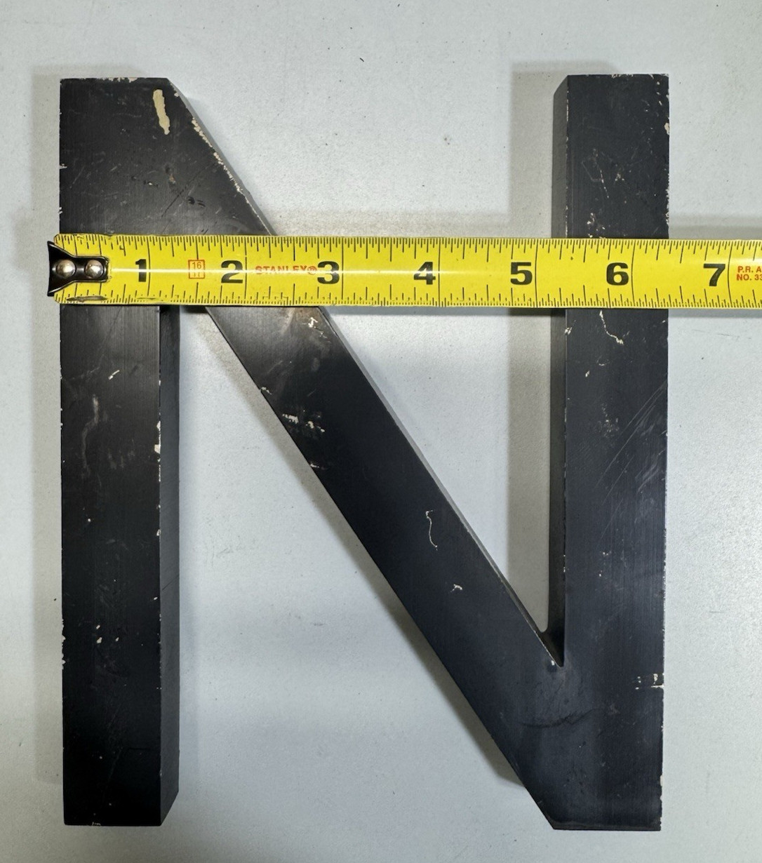 Gemini Inc 8” Cast Aluminum Architectural Letter Sign Black Commercial Letters