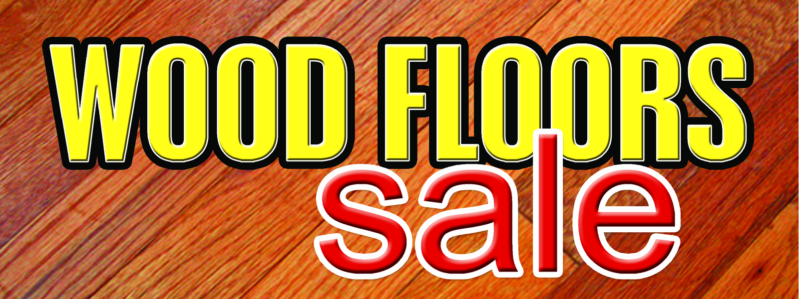 WOOD FLOORS SALE DECAL sticker flooring store hardwood Oak tile discount