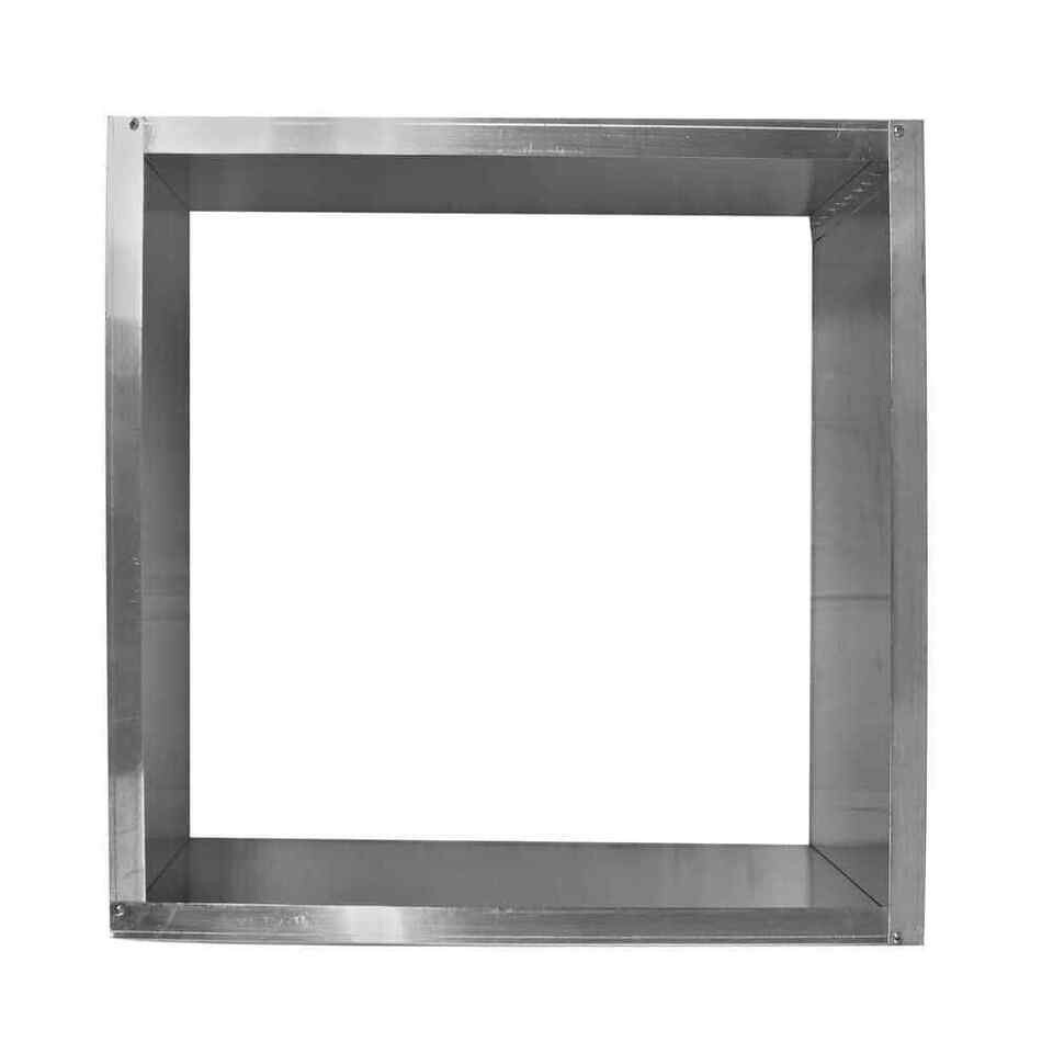 Aluminum Roof Curb Is 19 W X 19 L X 12 In. H Extension Provides Platform Mount
