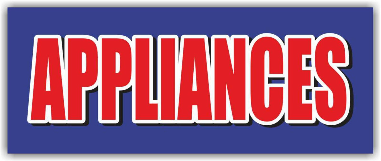 APPLIANCE Advertising Banner Vinyl Mesh Sign fix service mechanic shop repair