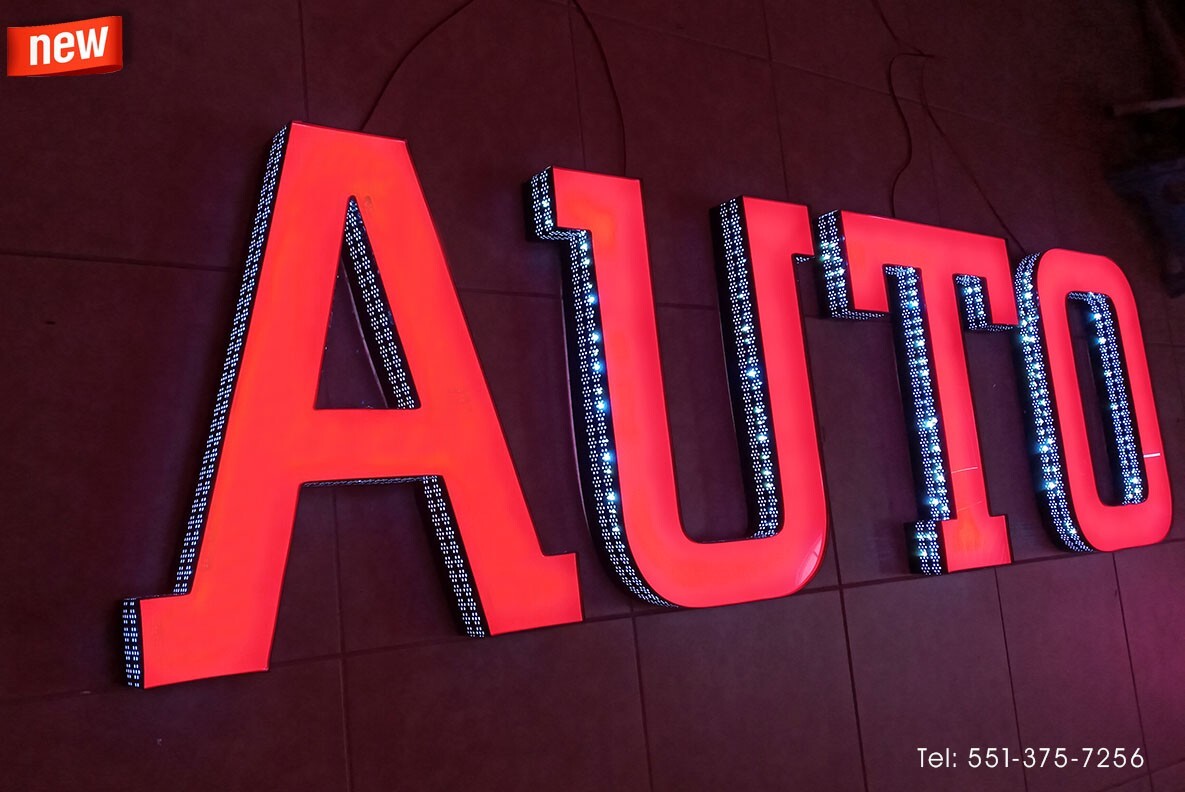 New Custom Made Led Channel Letter, Front-Lit and side-Lit 20 Inches