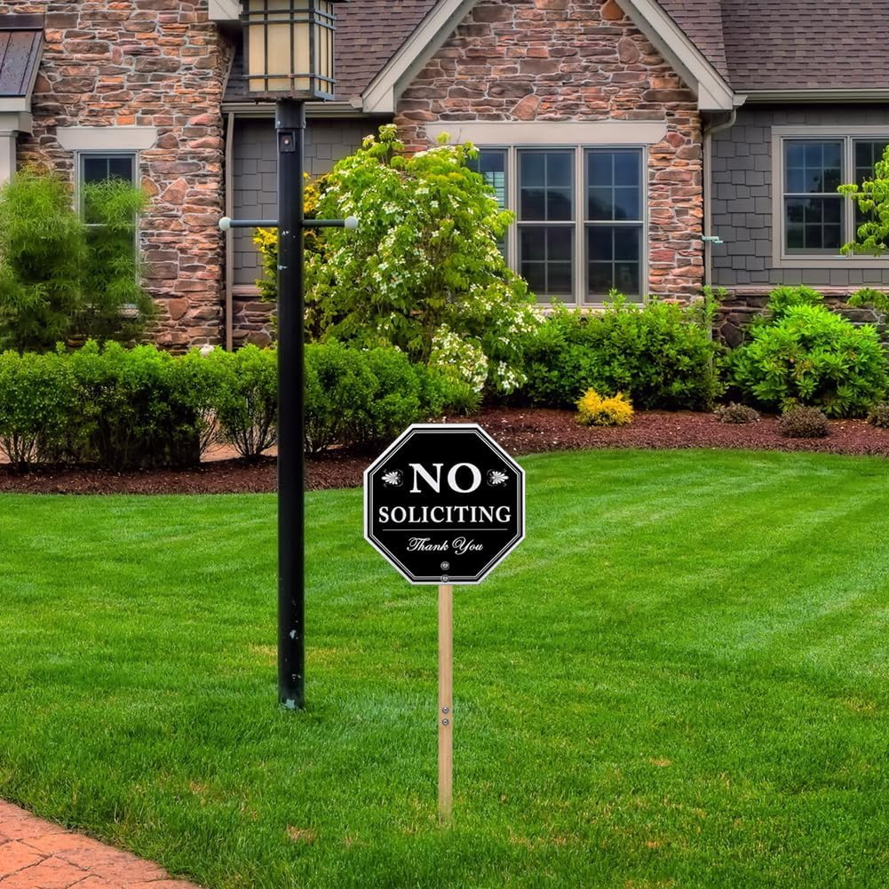 Yard Stake for Sign, 27.5&Prime;/2.3Ft Long Bamboo Stake for Yard Sign, Hardware Inclu