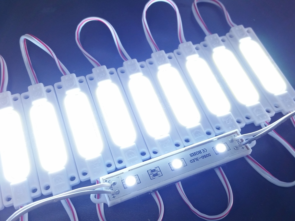 12V White LED Module Light Adhesive Tape Store Backlight Letter Sign Lightbox