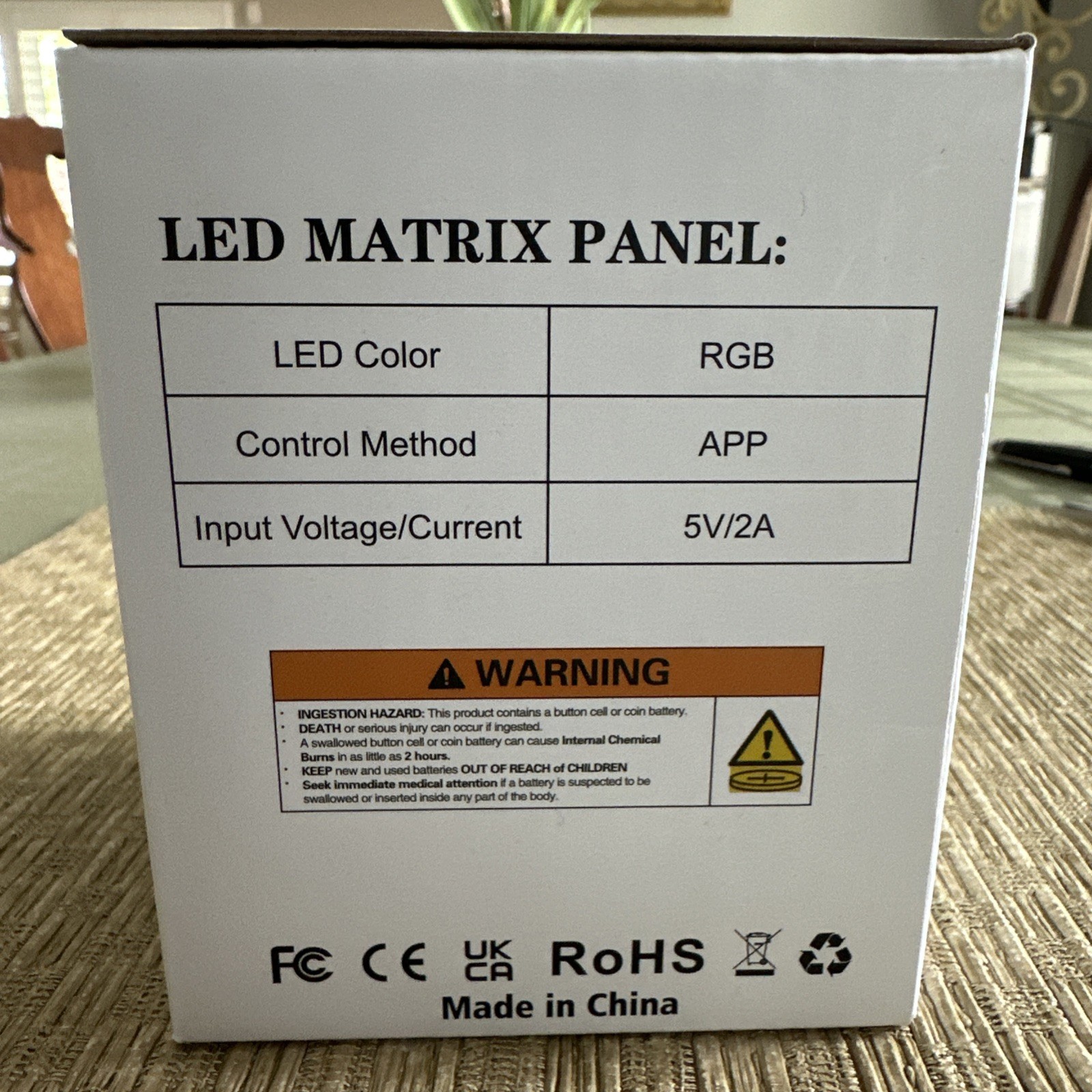 3×7 size Programmable Flexible LED Matrix Panel, APP Control Custom Text