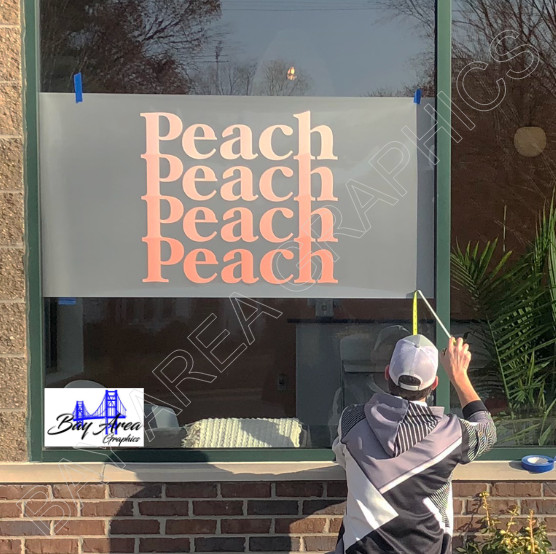Business Info Storefront Window Vinyl Lettering Decal Custom Text
