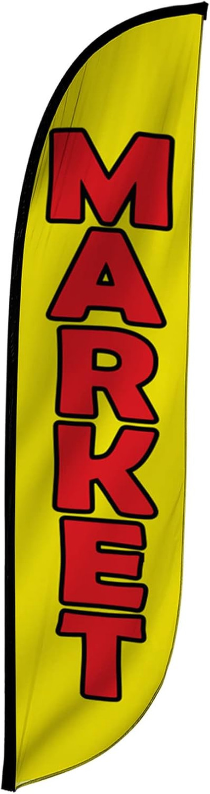 12ft Outdoor Feather Flag Advertising Banner Business Event Sign