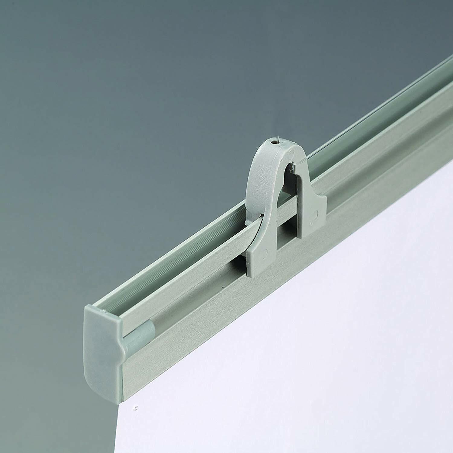 Newage Reusable Snap Poster Banner Clamp 48 inch Silver 1&Prime; Aluminum Profile