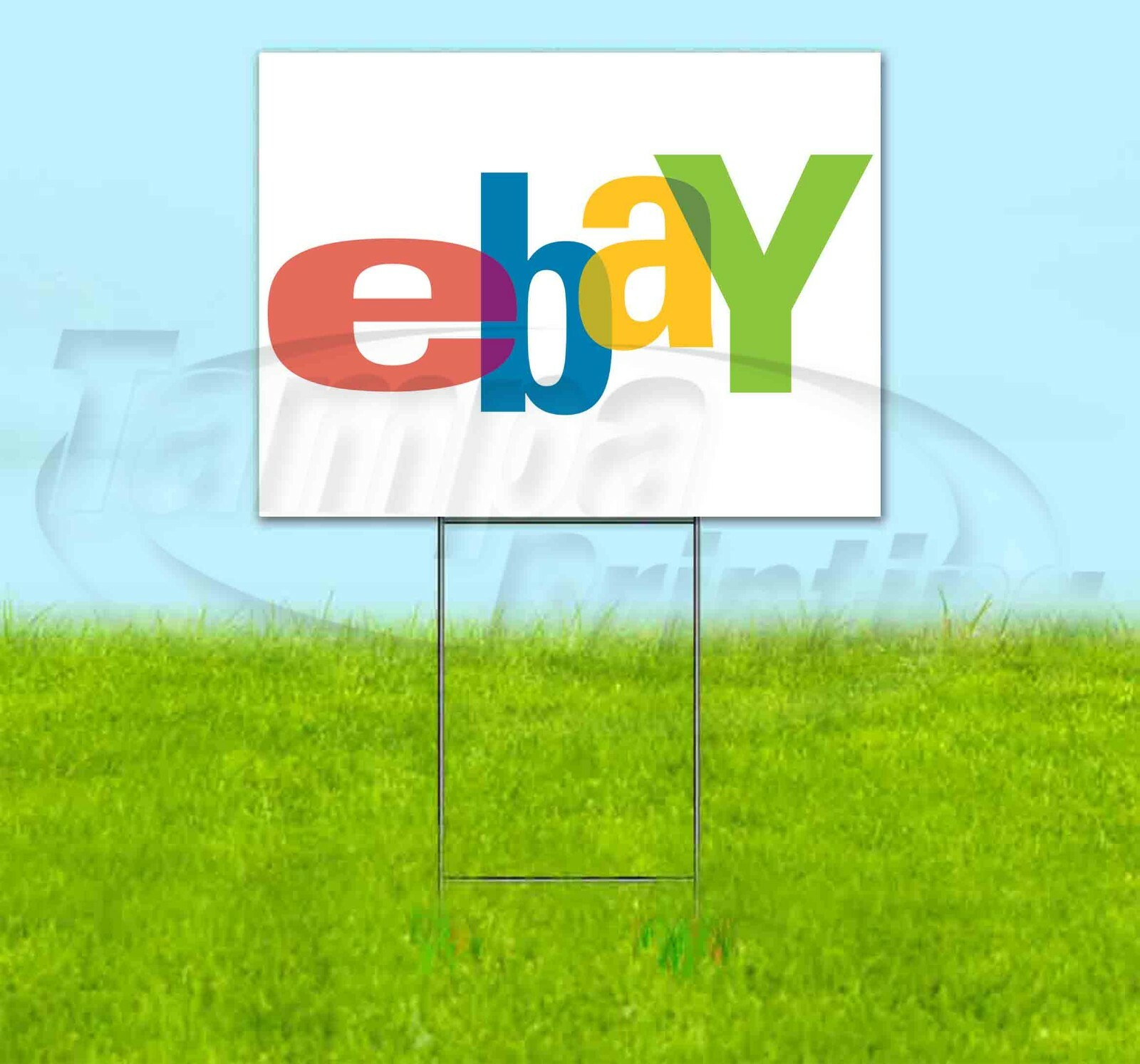 EBAY 18×24 Yard Sign Corrugated Plastic Bandit Lawn USA