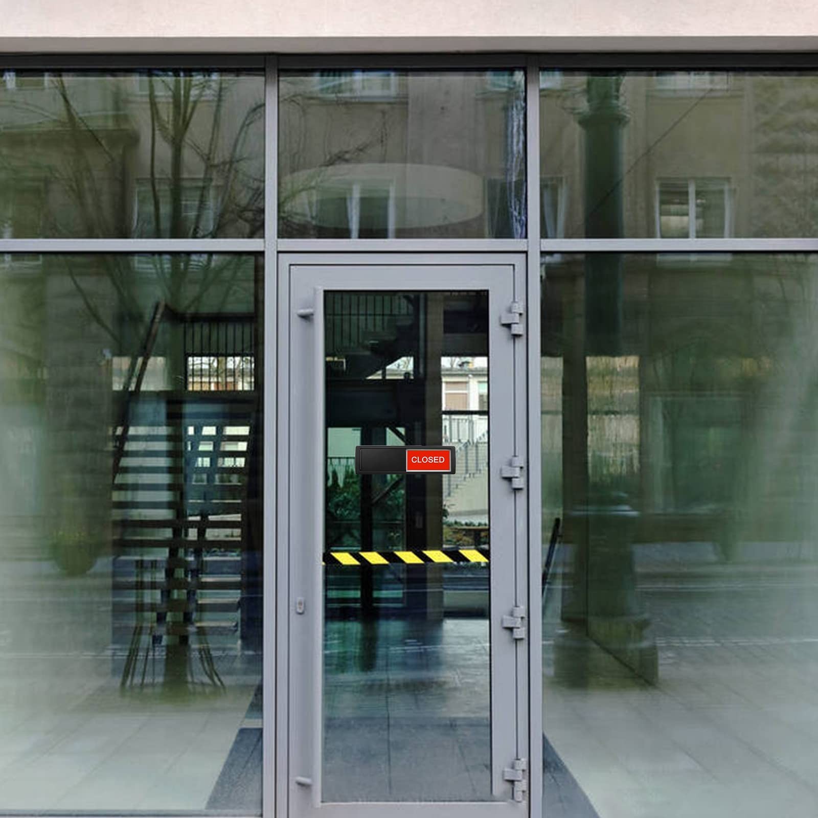 Open Closed Sign, Open Signs Privacy Slide Door Sign Indicator for Business S…