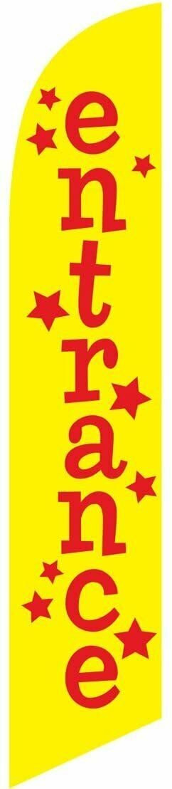 Entrance Feather Banner Swooper Sign for Festivals and Events, Replacement…