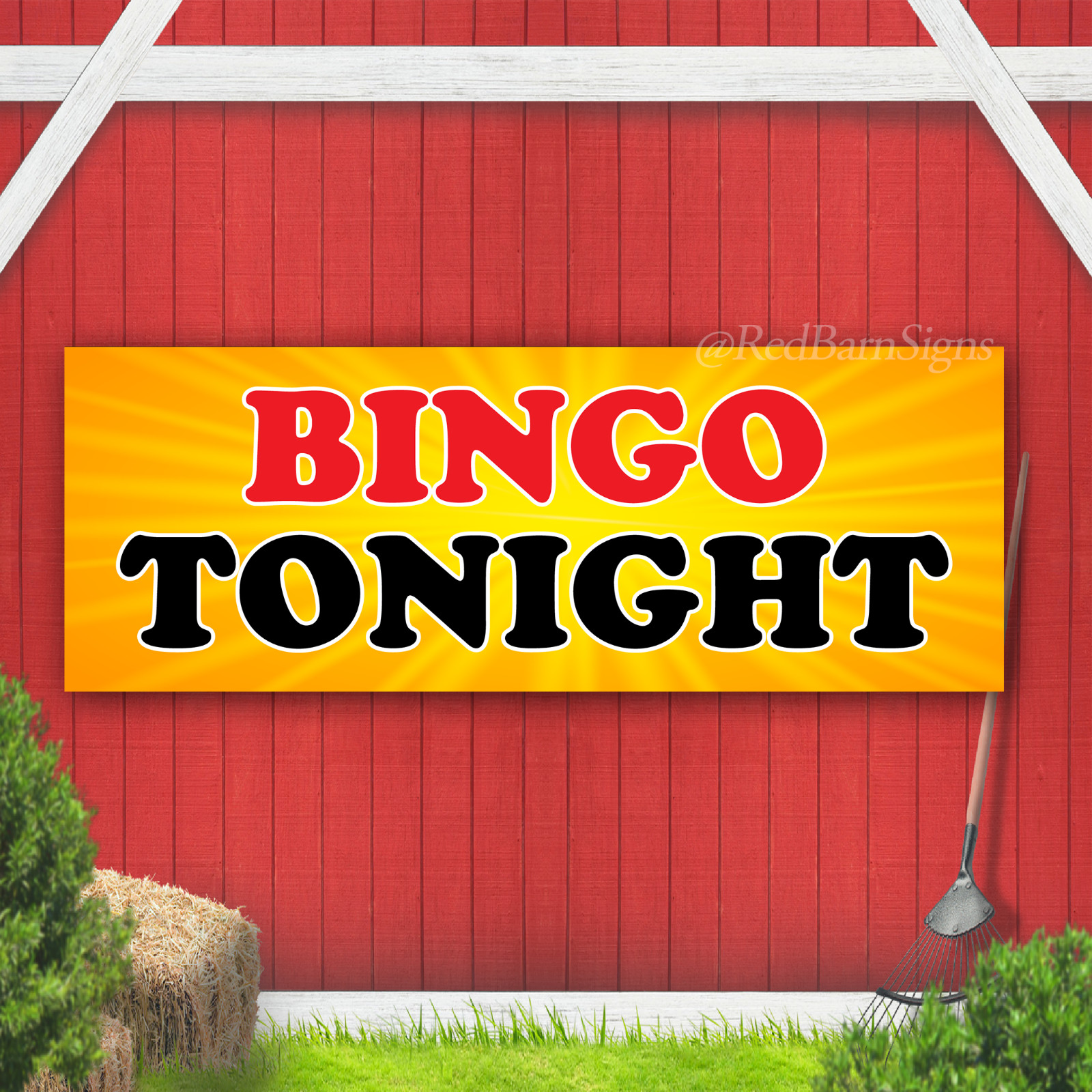 Bingo Tonight Indoor Outdoor Vinyl Banner Design