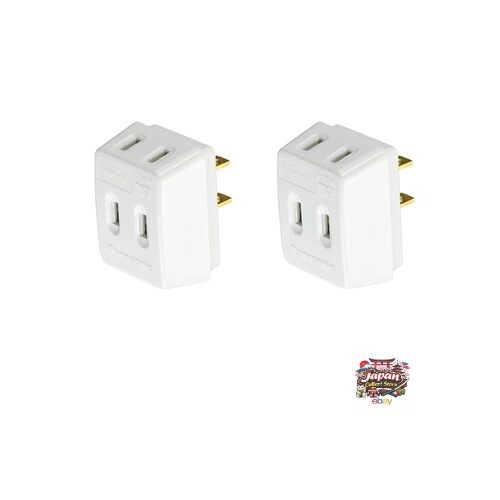 NEW [Bulk Purchase] Panasonic Triple Tap White /P 2-Pack JP
