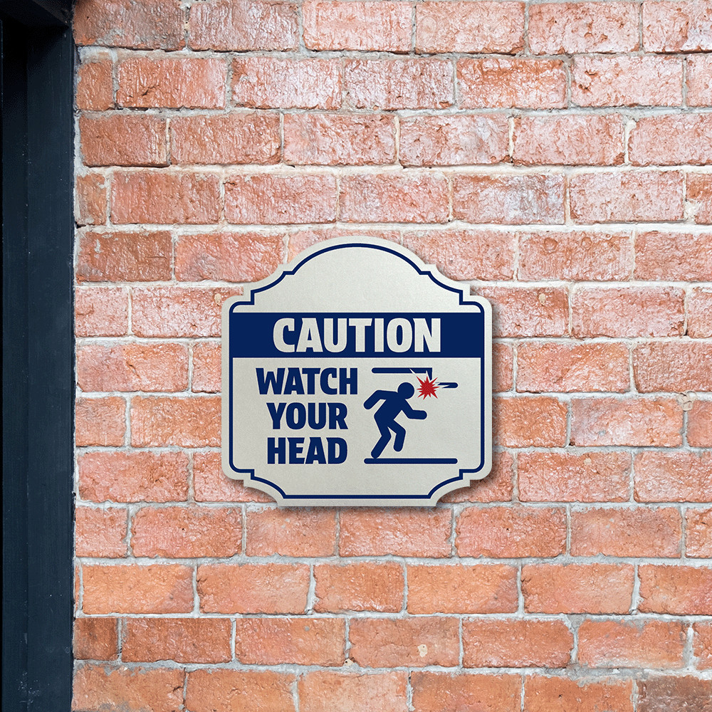 Heritage Plus Caution Watch Your Head Wall or Door Sign | Workplace Health