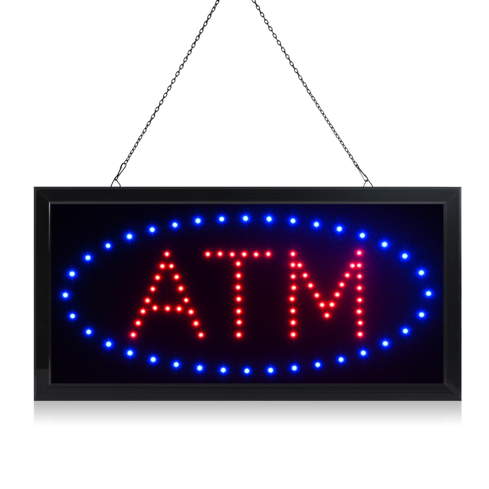 Ultra Bright LED Neon Light Animated ATM Machine Open Sign LB86