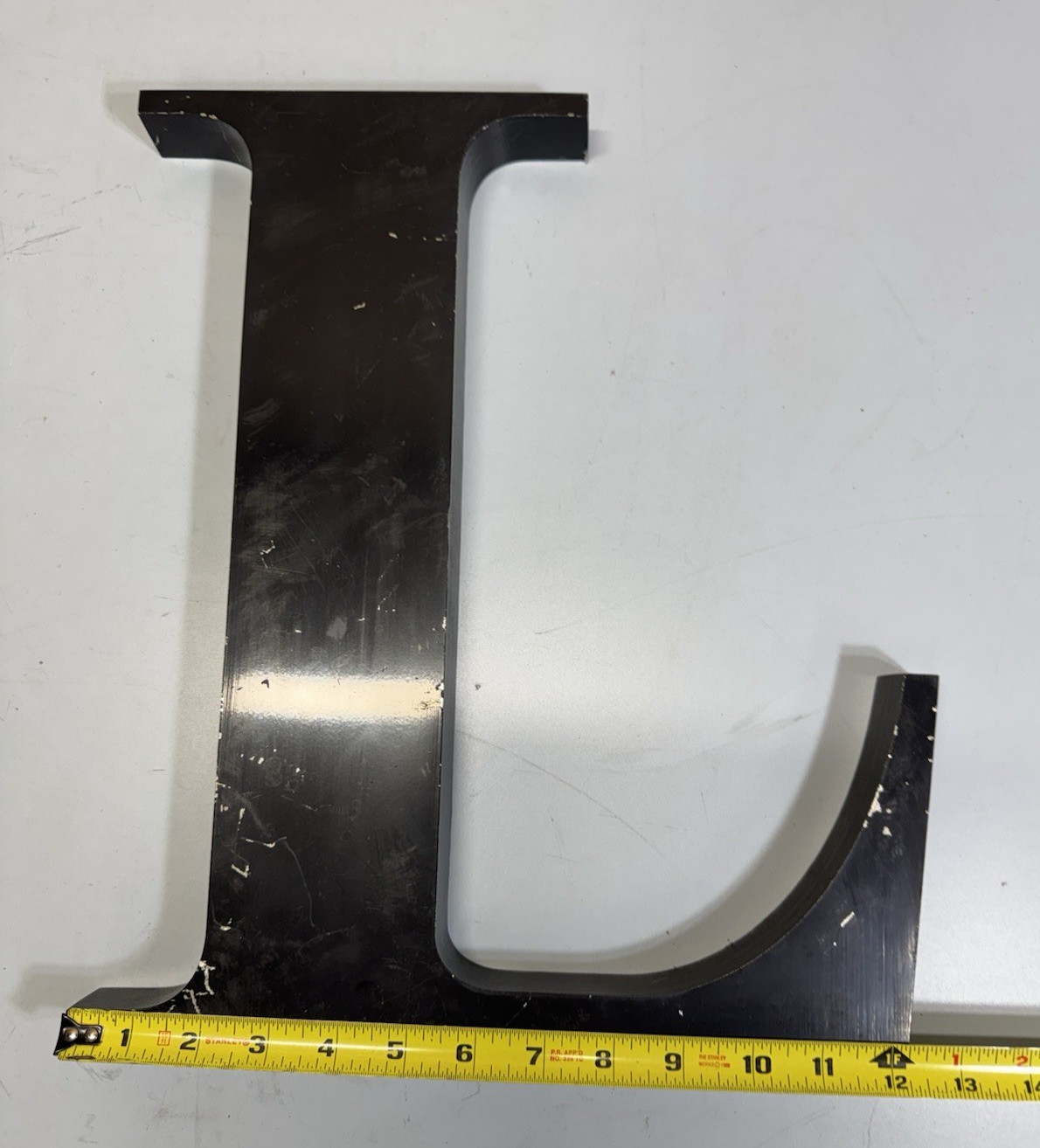 Gemini Inc 15” Cast Aluminum Architectural Letter Sign Black Commercial Letters