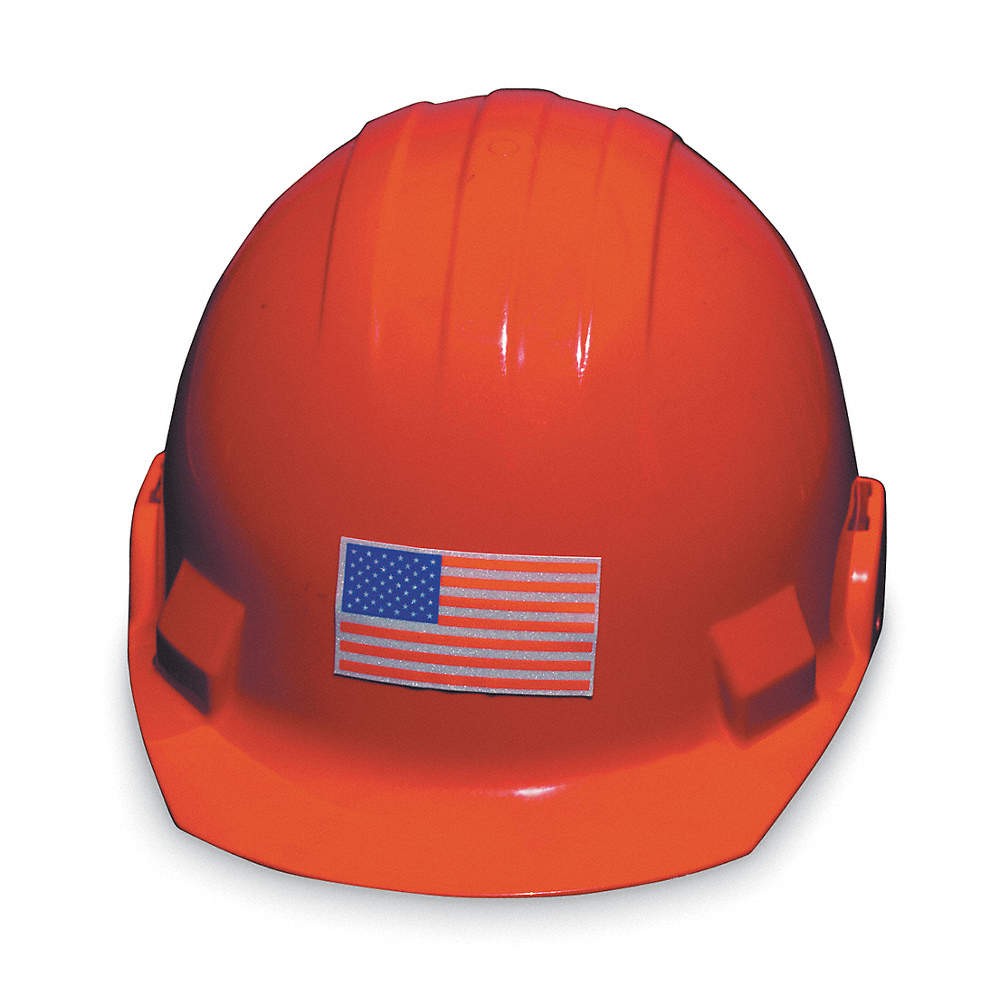 ACCUFORM LHTL673 Hard Hat Label,2-1/8 In. H,4 In. W,PK5 3XAU4