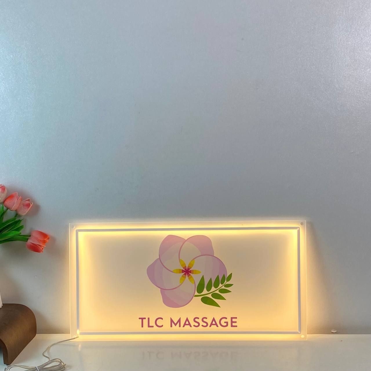 Custom Acrylic sign, 3D Business Logo Sign , Custom Company Logo, Beauty Salon