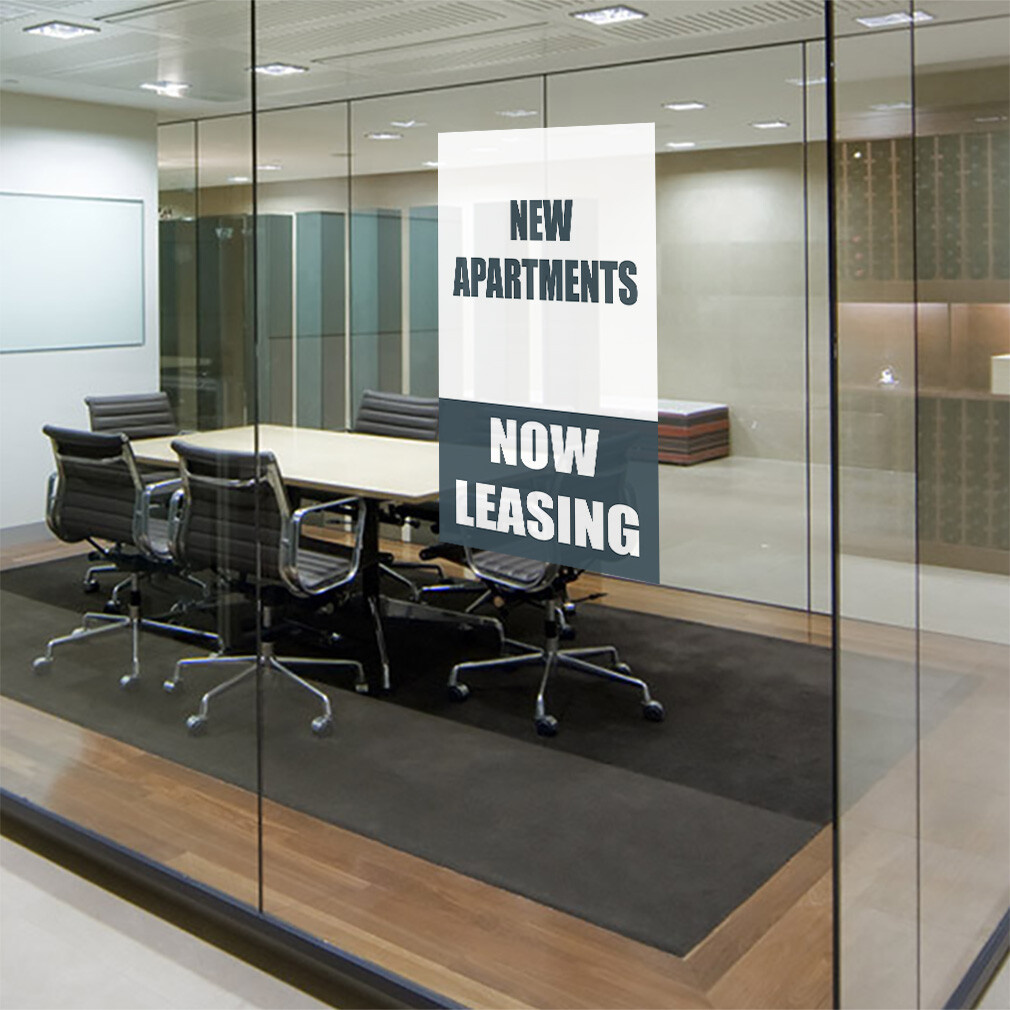 Door Decals Vertical Vinyl Stickers Multiple Sizes New Apartments Now Leasing
