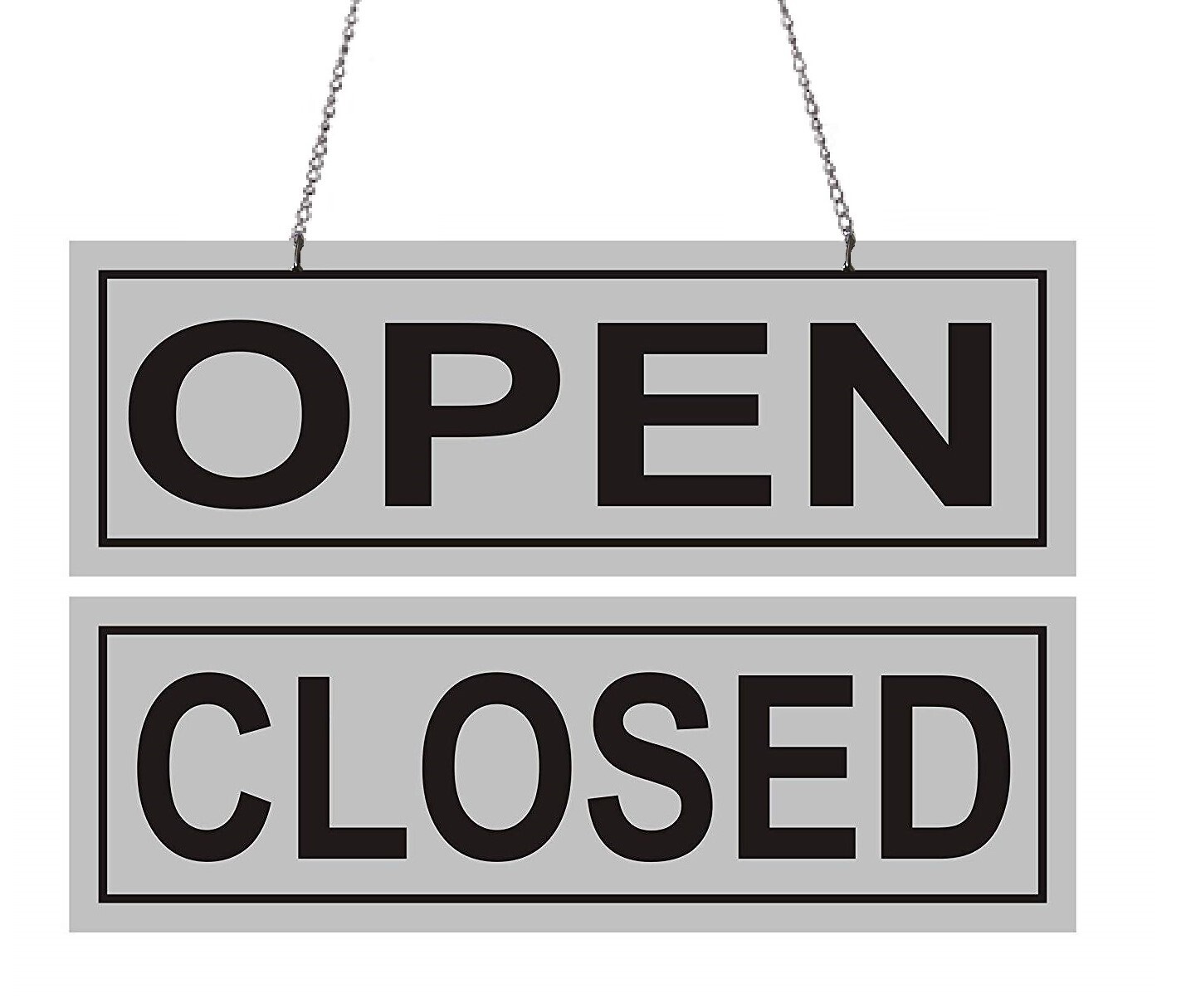 Open / Closed Sign, Hanging Sign, Shop Window / Door Sign, Acrylic, double sided