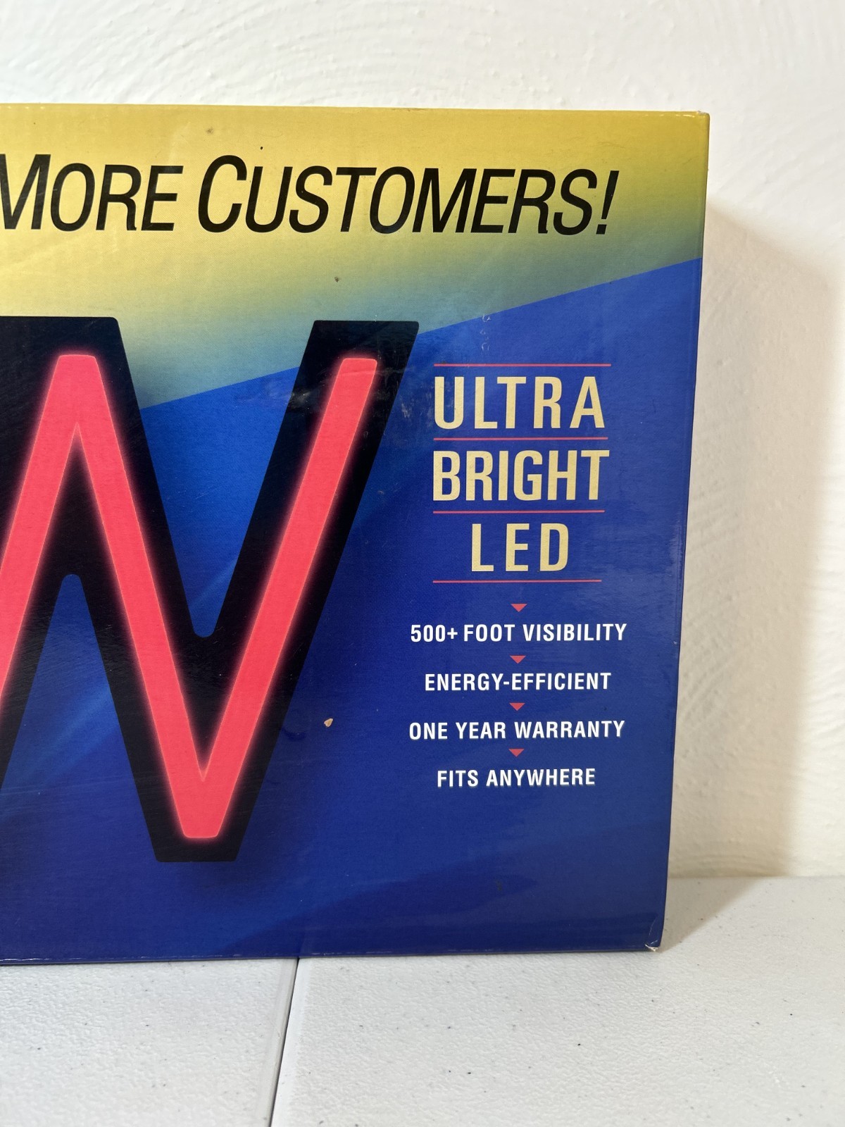 Optiva OPEN Sign 19.5&Prime; Ultra Bright LED Hanging Business Sign S-SGN-06003-00