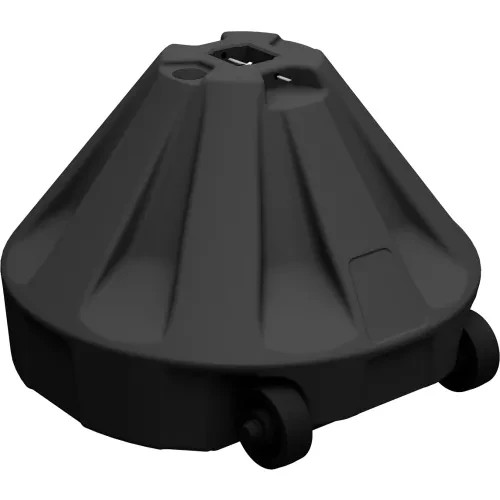 Plasticade Roll-A-Post Portable Sign Base, 18&Prime;, Plastic, Black 🔥New🔥