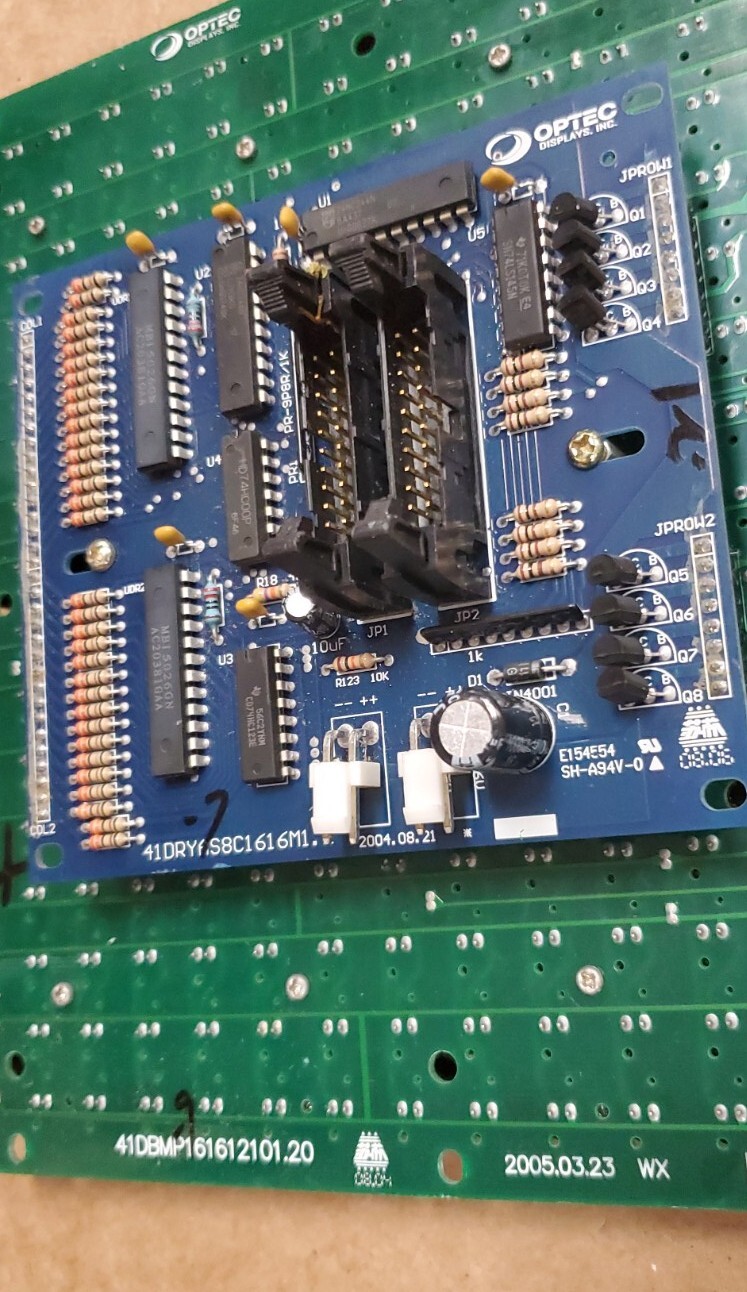 Optec 6&Prime;x6&Prime; Led Tile Panel with Driver pcb Board module 41DBMP16161201.20