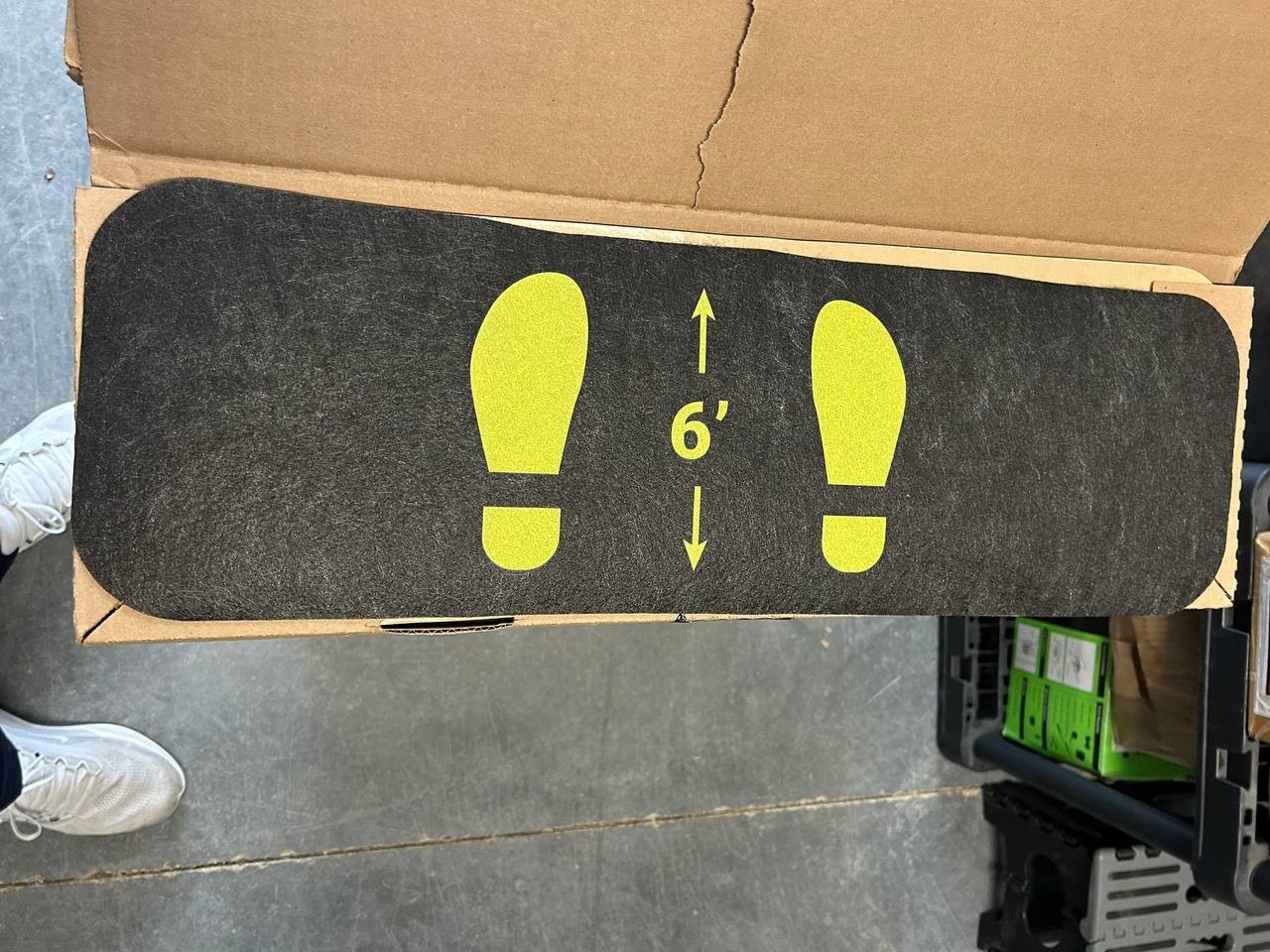 Social Distancing Sign & Marker
