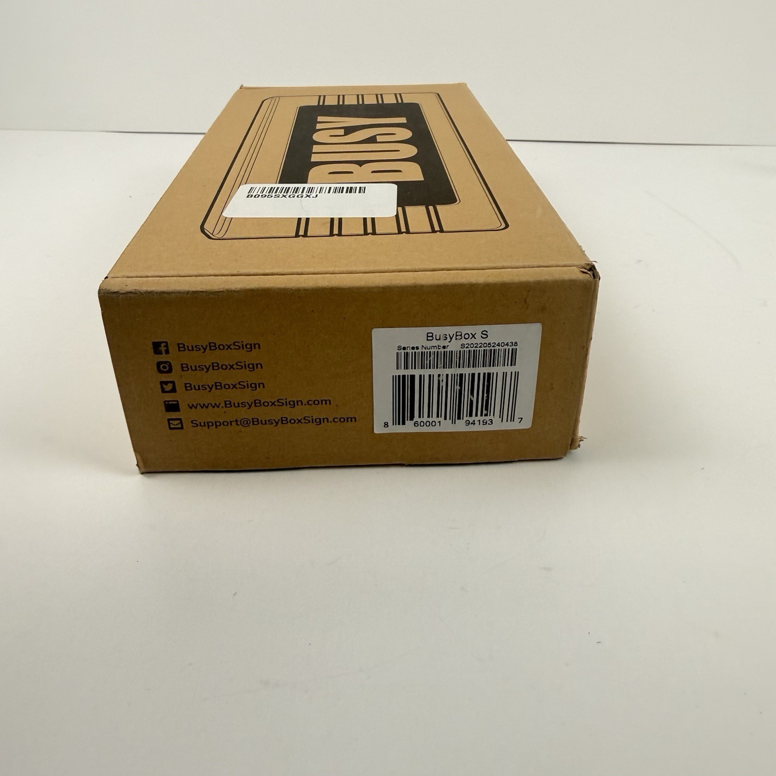 BusyBox Smart Sign Standard Bluetooth Do Not Disturb Sign with 6 Messages New