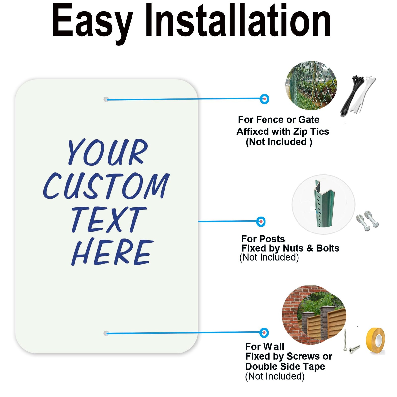 2 Pack 18×12 inch Blank White Metal Sign UV Protected Rust-Free Aluminum