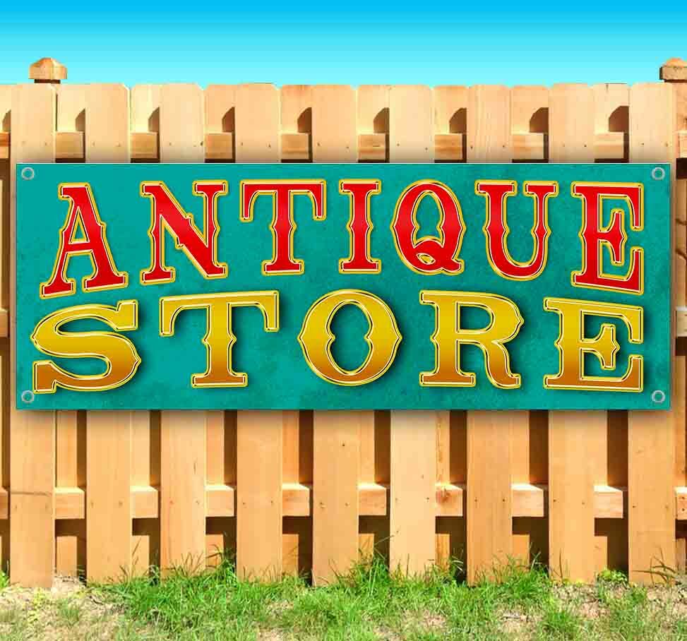 ANTIQUE STORE Advertising Vinyl Banner Flag Sign Many Sizes COLLECTIBLES