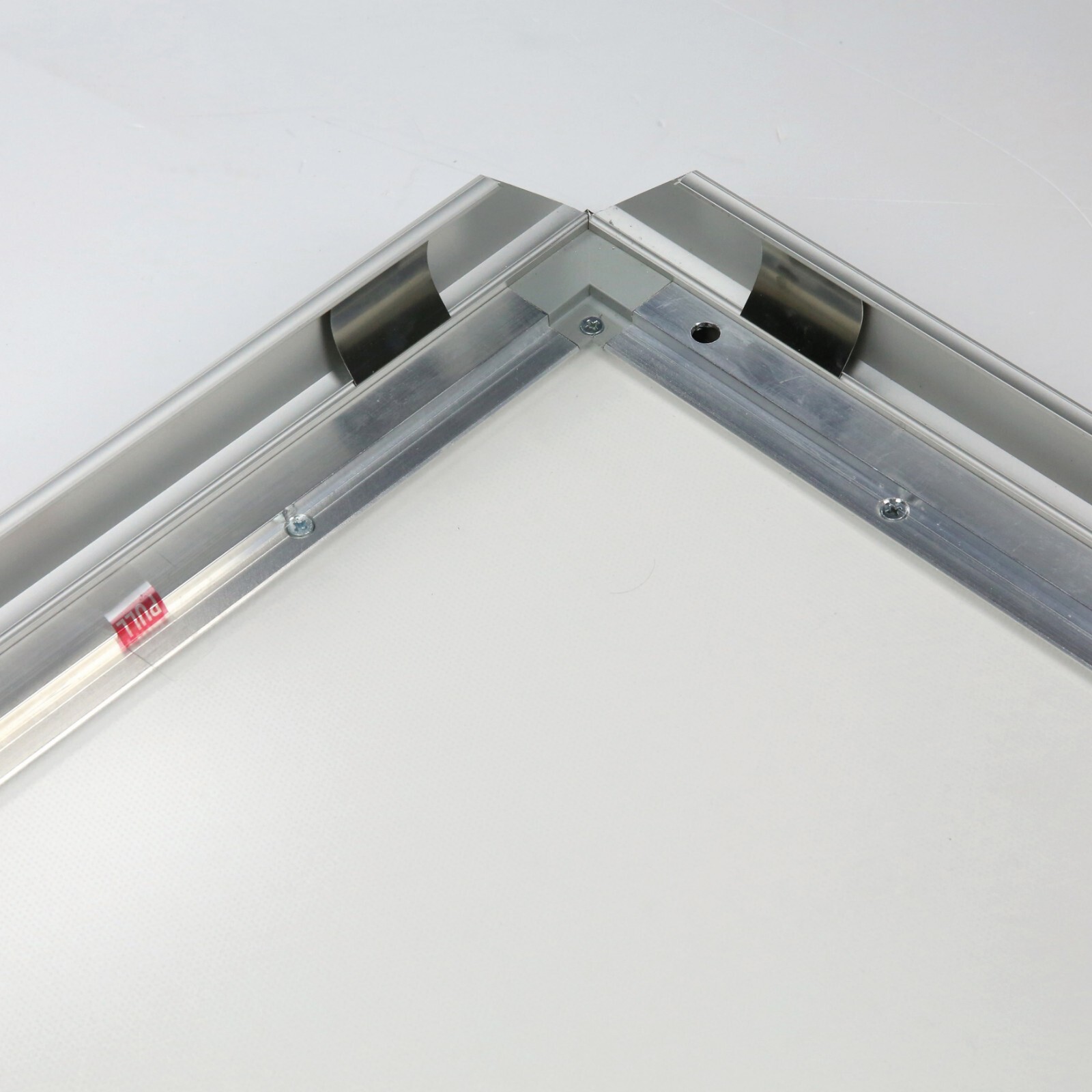 Smart LED Backlit Poster Frame 36×48&Prime; � Front Loading Silver Aluminum Anti-Glare