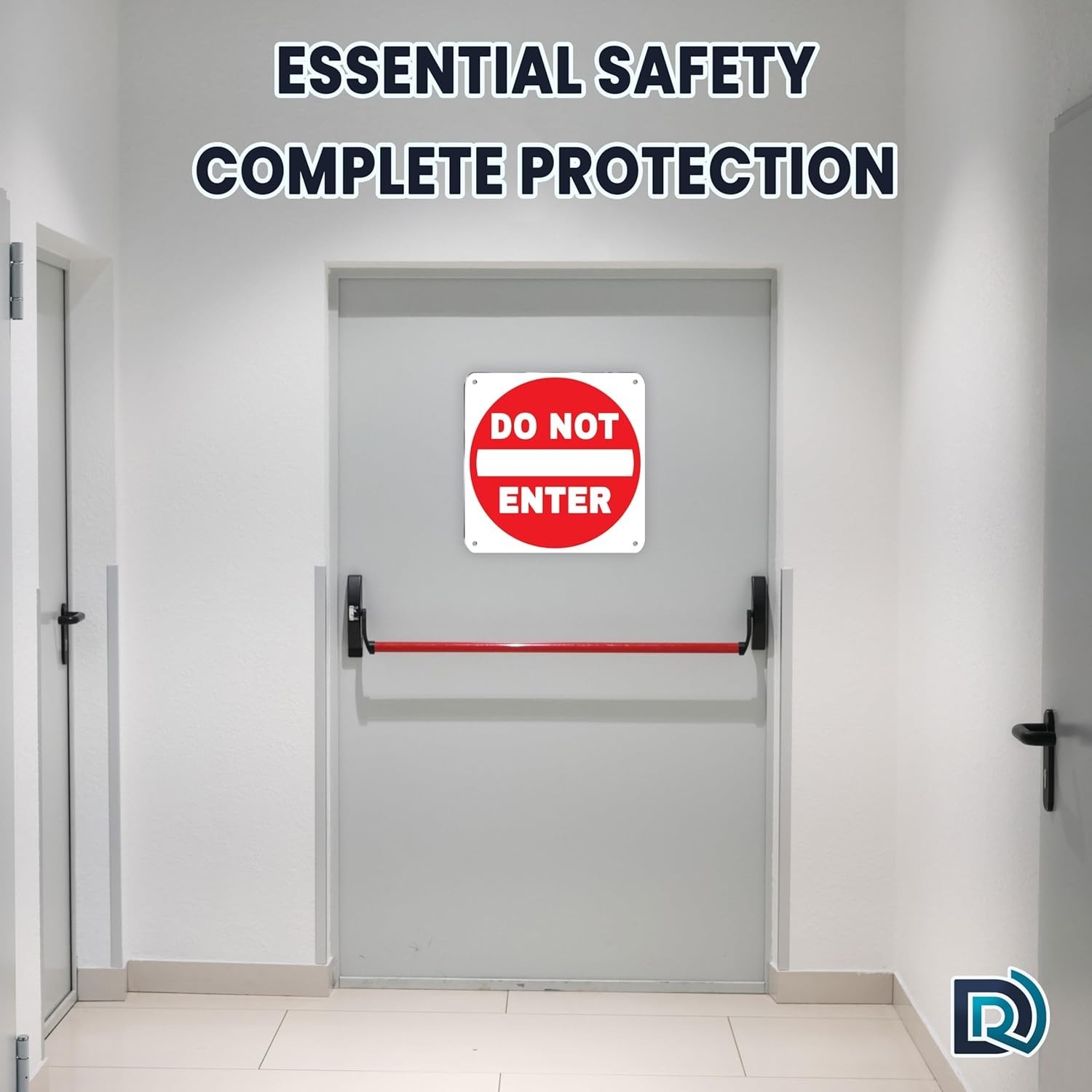 Do Not Enter Sign 12×12 Inch, Reflective Aluminum No Entry Sign Outdoor, UV P…