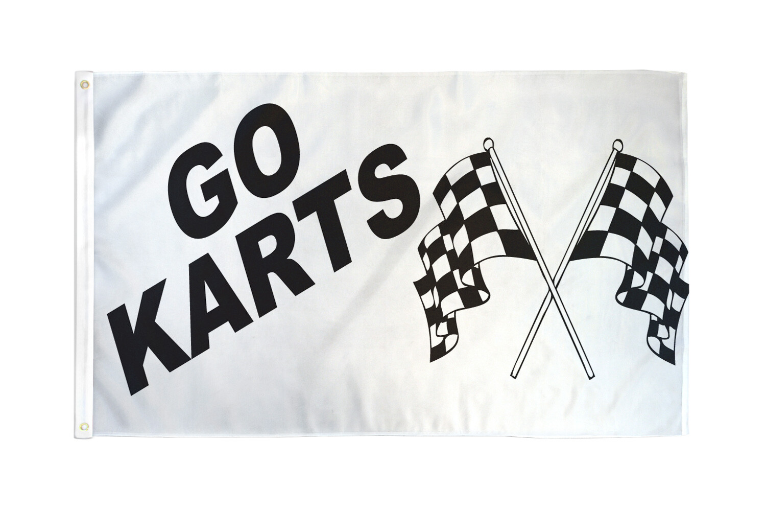 Go Karts Flag 3x5ft Go Kart Racing Banner Sign Cart Racing Go Carts Here