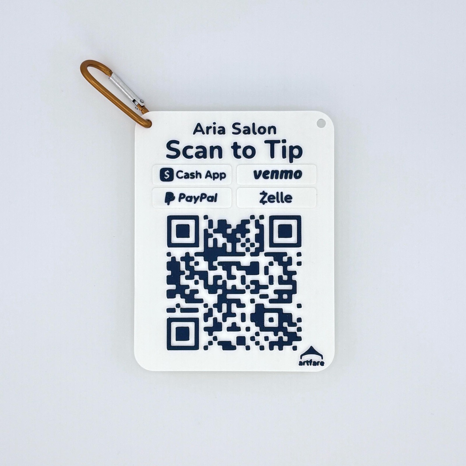 Thin QR Code Payment Sign – Artfare Micro